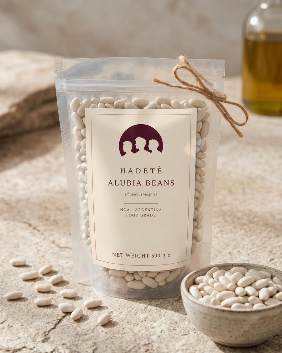 Pouch of Hadeté alubia beans